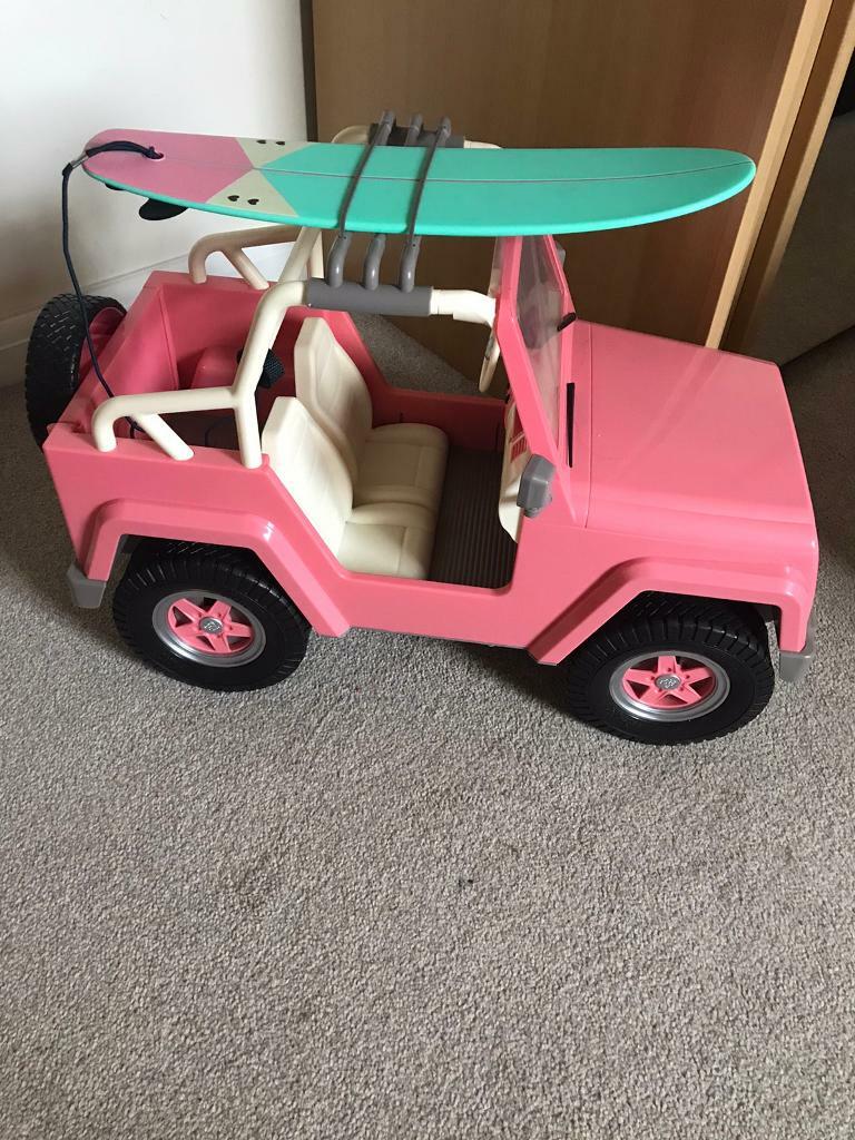 our generation jeep with surfboard